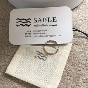 Sable Gold Ring